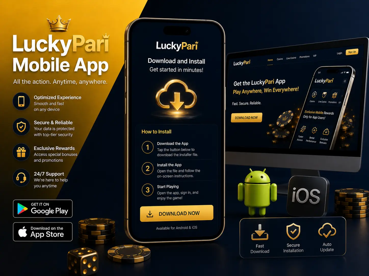LuckyPari App: Mobile Access in Tanzania