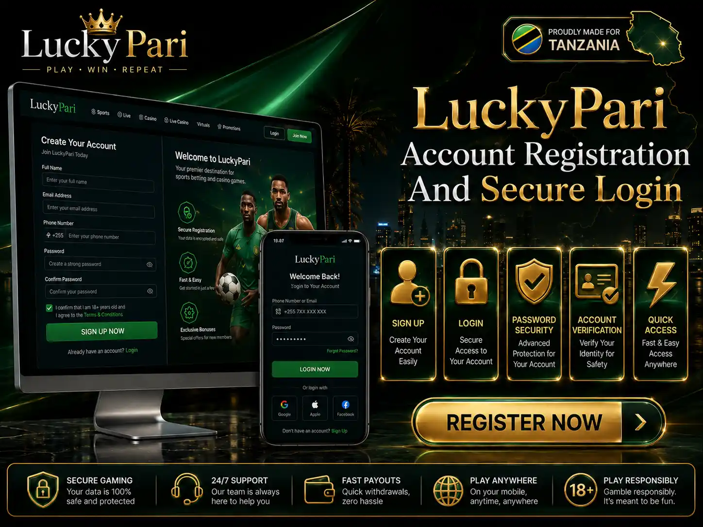 Account Registration And Secure Login